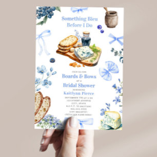 Convites Algo Azul Charcuterie Boards & Bows Nupcial