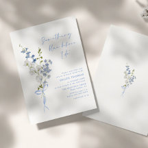 Algo Buquê de flor selvagem azul