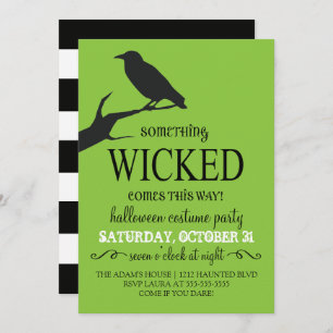 Convites Algo Mal Convidado De Halloween