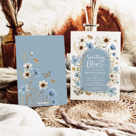 Convites Algo sobre Chá de panela do Jardim de Flor Selvage