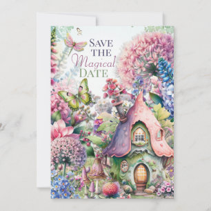 Convites Algodão de fada Festa de aniversário mágica