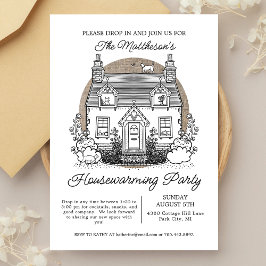 Convites Algodão De Gato Cortado Cai No Festa De Aqueciment