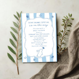Convites Algum Coelhinho Está A Caminho Baby Shower Caprich