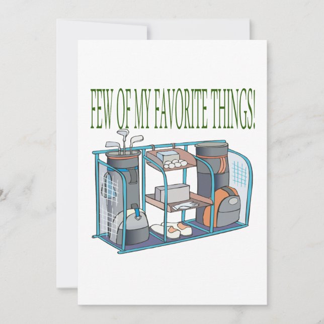 Convites Algumas Das Minhas Coisas Favoritas (Frente)