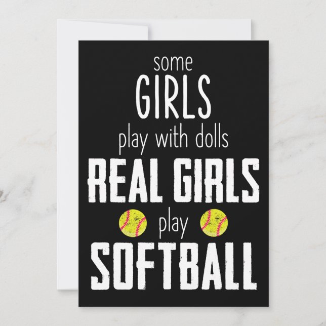 Convites Algumas Meninas Brincam Com Bonecas Verdadeiras Jo (Frente)