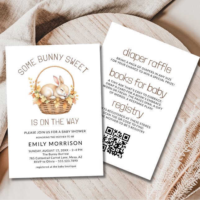 Convites Alguns Chás de fraldas De Queda Neutra De Gênero C (Criador carregado)