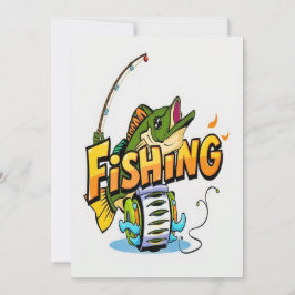 Convites Aliança de pesca divertida