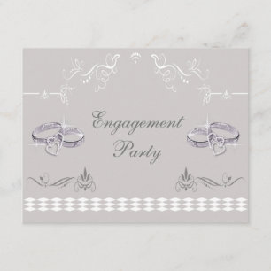 Convites Alianças de casamento & noivado Sparkly romântic