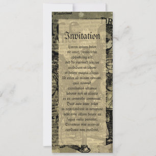 Convites Alice Beber Colagem