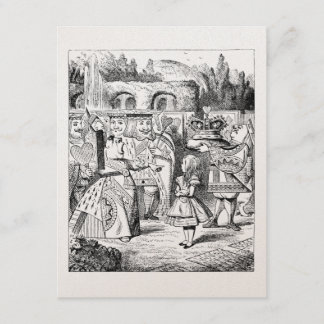 Convites Alice DOURADO no aniversário do tea party do país