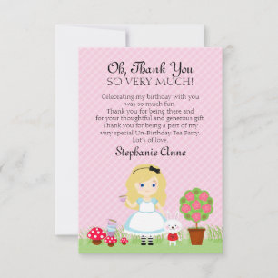 Convites Alice e sua festa do chá