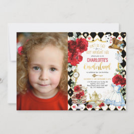 Convites Alice no Onederland Mad Hatter Tea