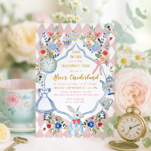 Alice no ONEderland primeiro aniversario Whimsical