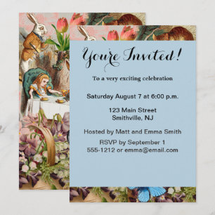 Convites Alice no País das Maravilhas