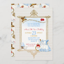 Convites Alice no País das Maravilhas