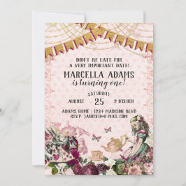 Convites Alice no País das Maravilhas