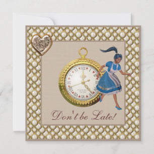 Convites Alice no País das Maravilhas, Chá de fraldas do 