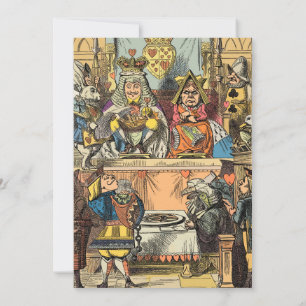 Convites Alice no País das Maravilhas Cheshire Cat Caracter