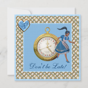 Convites Alice no País das Maravilhas, convidada do Partido