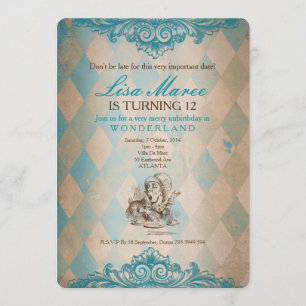 Convites Alice no País das Maravilhas - Convidar