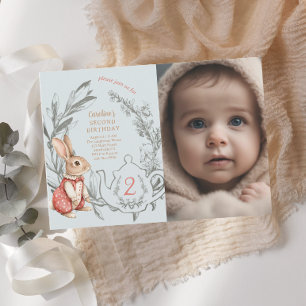 Convites Alice no País das Maravilhas do Chá para Dois segu