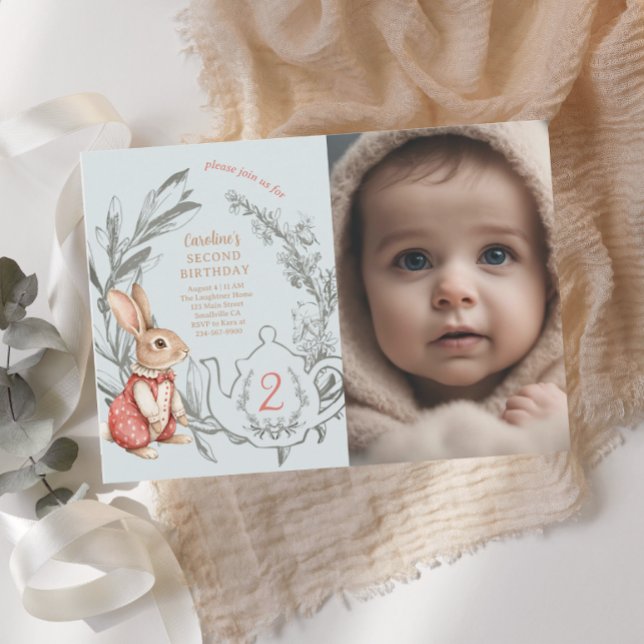 Convites Alice no País das Maravilhas do Chá para Dois segu (Criador carregado)