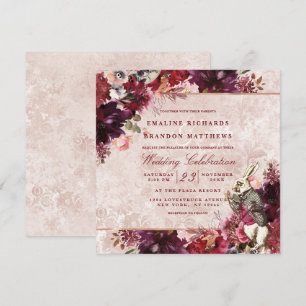Convites Alice no País das Maravilhas Elegante Casamento Vi