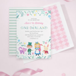 Convites Alice no País das Maravilhas | primeiro aniversari