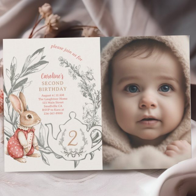 Convites Alice no segundo aniversário do Tea Coelho das Mar (Criador carregado)