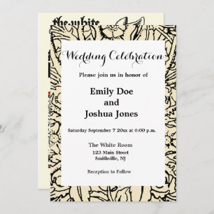 Convites Alice White Rabbit Classic Wonderland