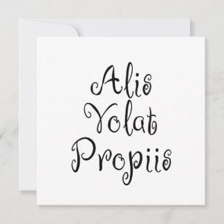 Convites Alis Volat Propiis