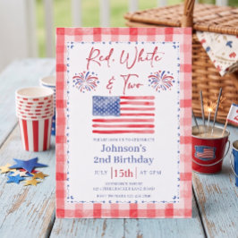 Convites All American 2nd Birthday Invitation