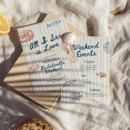 Convites All I Sea is Love Coastal Bachelorette