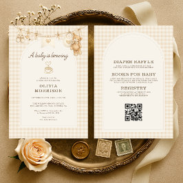 Convites All in One Baby is Brewing Coffee Baby Shower