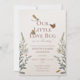 Convites All in One Little Love Bug Baby Shower Invitation