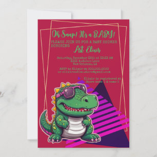 Convites Alligator Legal Kawaii Retro Vibe