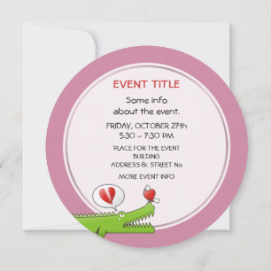 Convites Alligator no Amor