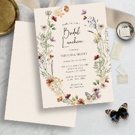 Convites Almoço de Noiva Floral Boho