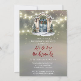 Convites Almoço de Pontas Leves do Decor Vermelho Verde