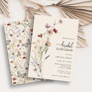 Convites Almoço Nupcial Floral Boho