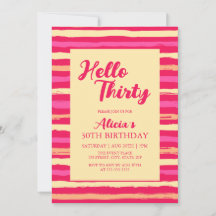 Alô Colorido Alô Trinta Menininha Aniversário