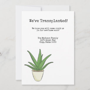 Convites Aloe Mudança de Endereço
