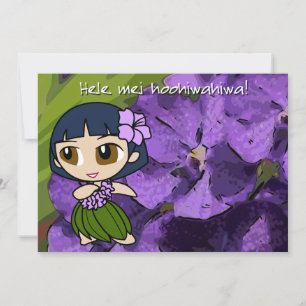 Convites Aloha Honys Luau Convide Card