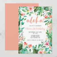 Aloha Tropical 1º aniversário de luau