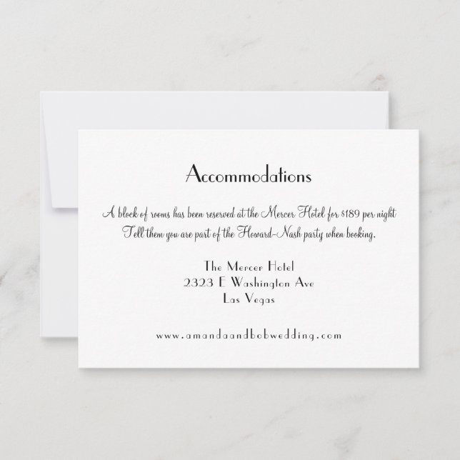 Convites Alojamentos de Destino de Vegas Dourada e Negra (Frente)