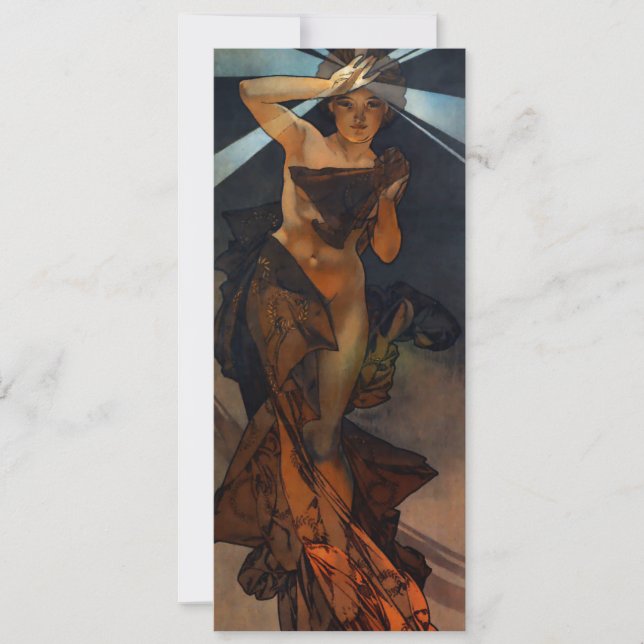 Convites Alphonse Mucha Morning Star (Frente)