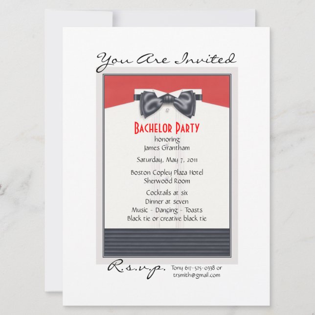 Convites Alta Sociedade © (Frente)