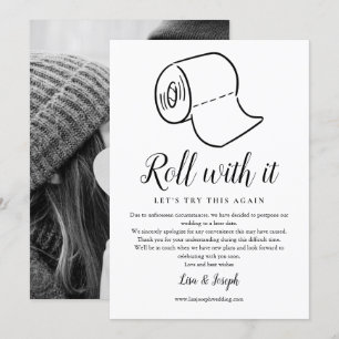 Convites Alteração de Data Adiada Evento Cancelado Foto