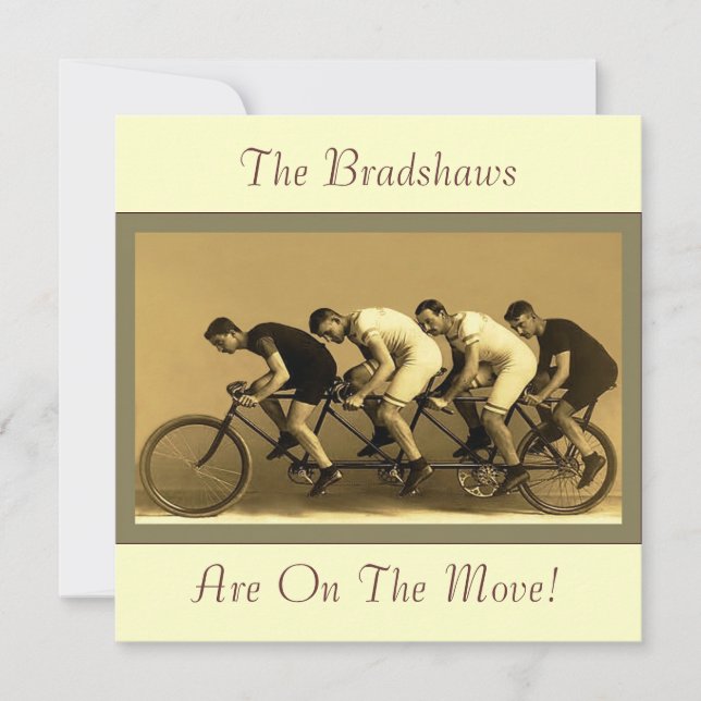 Convites Alteração de endereço de cópia divertida (Frente)