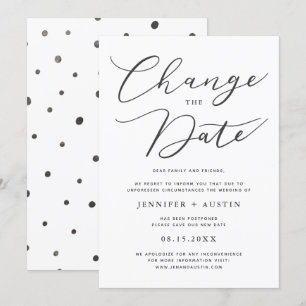 Convites Alterar a atualização de casamento da tipografia